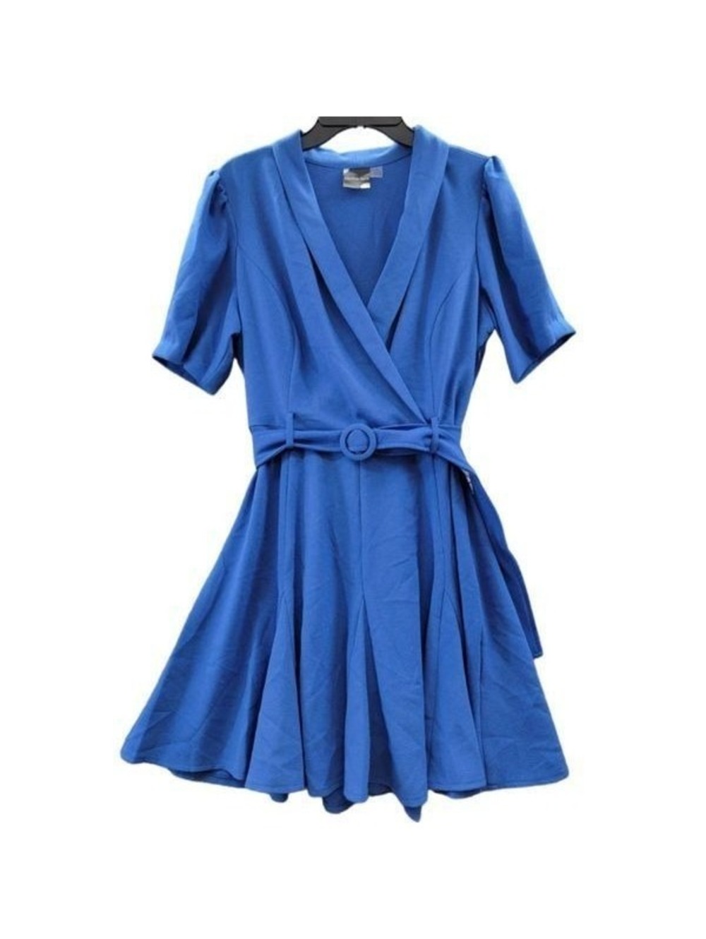 New! Maison Tara Cobalt Blue Fit-and-Flare Dress Sz 8